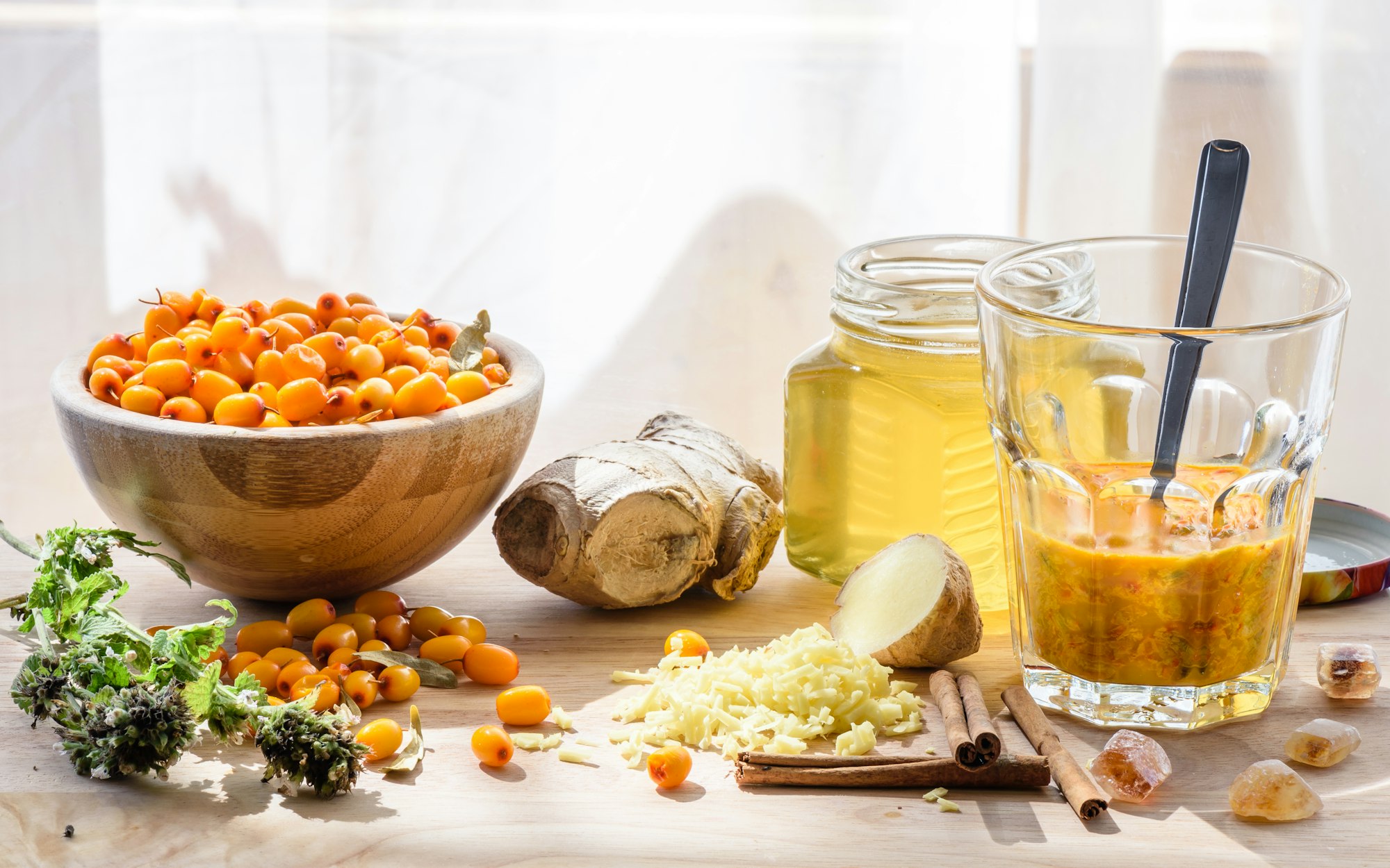 Ingredients for homemade mixture strengthens the immune system